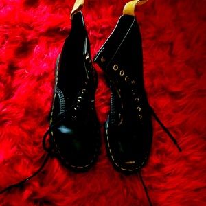 Vegan Dr Marten boots. Size US W 9